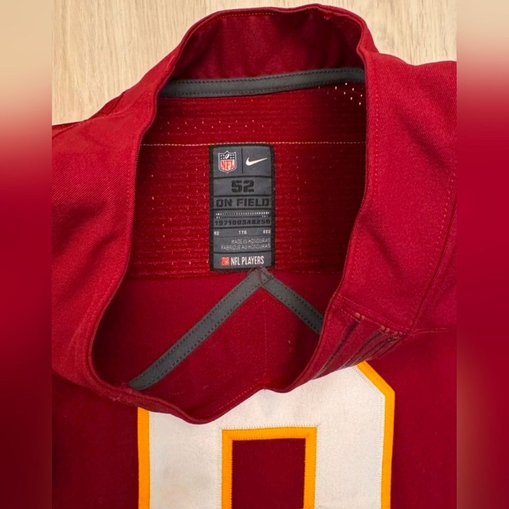 Kirk Cousins Washington Redskins Nike Elite Jersey Men's 52 XXL - Picture 4 of 9